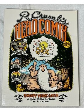 R. Crumb’s Head Comix 1988 Fireside 1st Edition Underground Comics Paperback